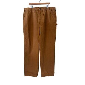 Carhartt Loose Fit Washed Duck Utility Work Pant In Brown 44x36 BN0011-M NWT